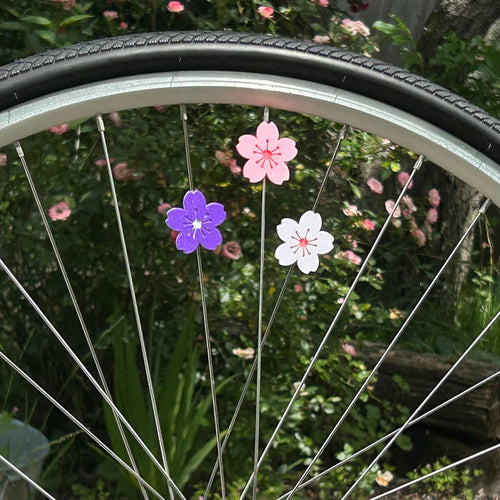 Cherry Blossom Bike Spoke Decorations (x6) - cherry flower bike decorations