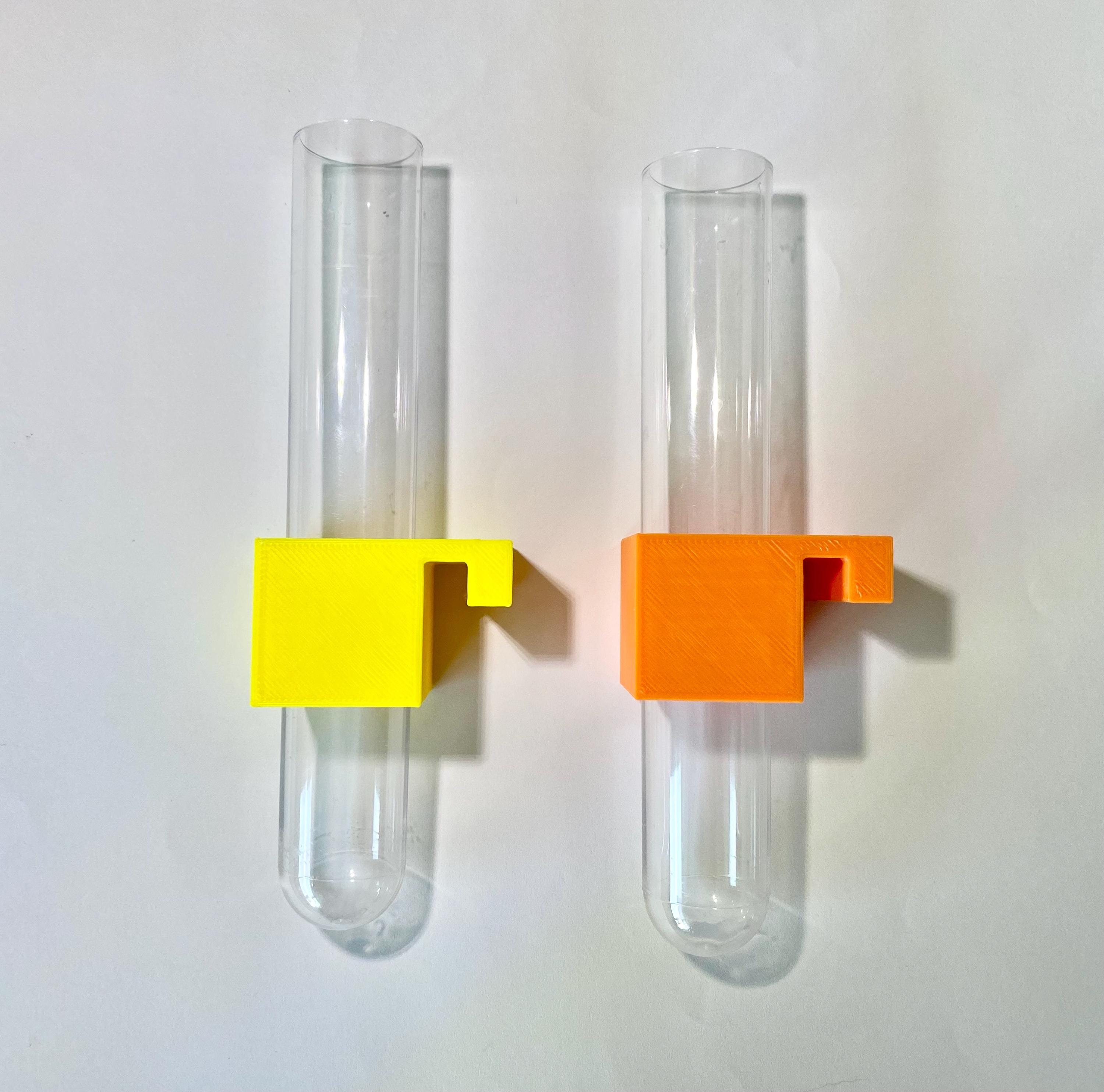 Plant Propagation Micro Vase for window sill - SET OF THREE - clips to modern vinyl windows - test tube for herbs flowers garden gifts